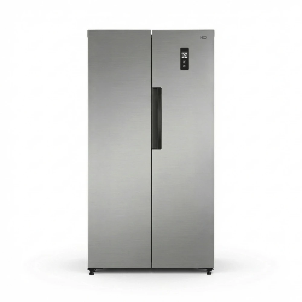 Geladeira Refrigerador HQ Frost Free Side By Side 460 Litros Inox HQ-460SBSFF