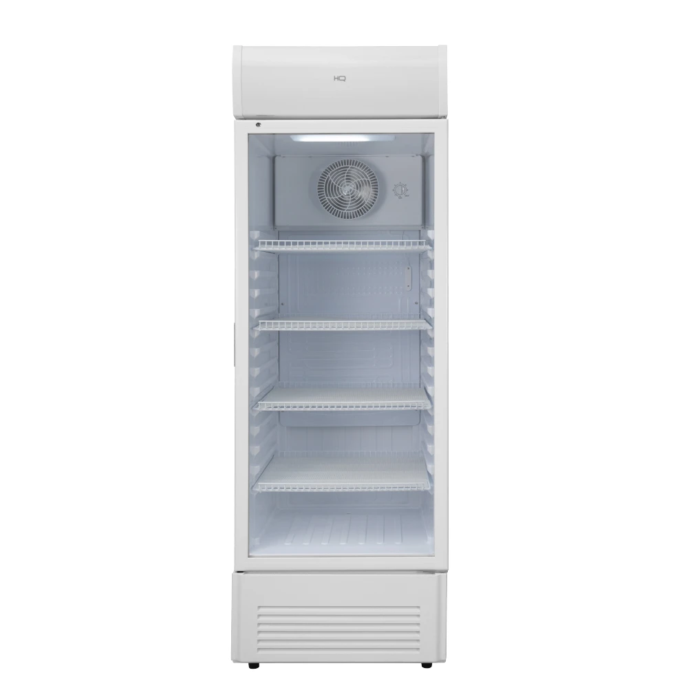 Refrigerador Expositor Vertical HQ 509 Litros Porta de Vidro Duplo Iluminação LED Branco HQ-509REVPV