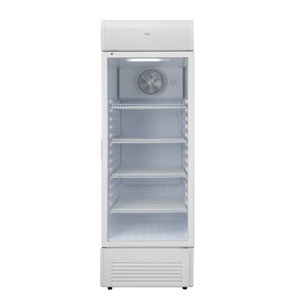 REFRIGERADOR EXPOSITOR VERTICAL HQ 509 LITROS PORTA DE VIDRO DUPLO ILUMINAÇÃO LED BRANCO HQ-509REVPVX2 220V