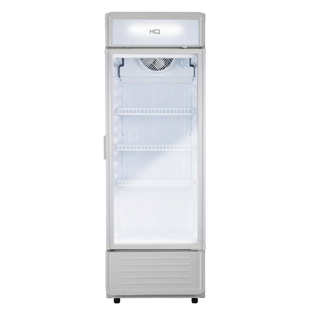 REFRIGERADOR EXPOSITOR VERTICAL PORTA DE VIDRO HQ 225 LITROS CINZA HQ-225REVPVX1 127V