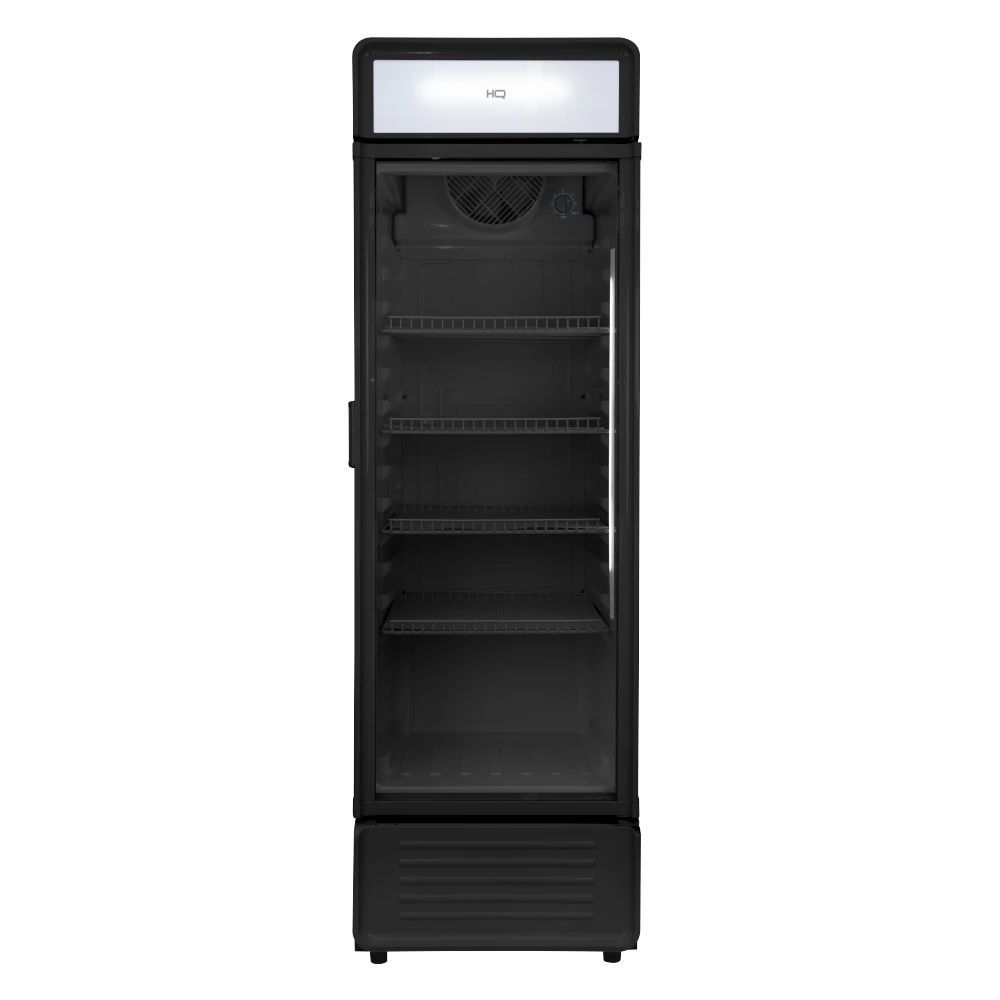 Refrigerador Expositor Vertical Porta de Vidro HQ 320 Litros Preto HQ-320REVPVX