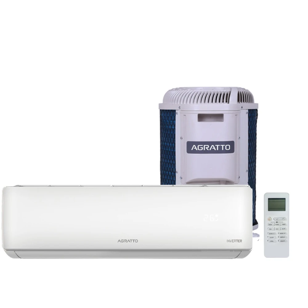 Ar Condicionado Split Agratto Hi Wall Zen Top Inverter 12.000 Btu/h Frio Monofásico Branco ZICST12F-02