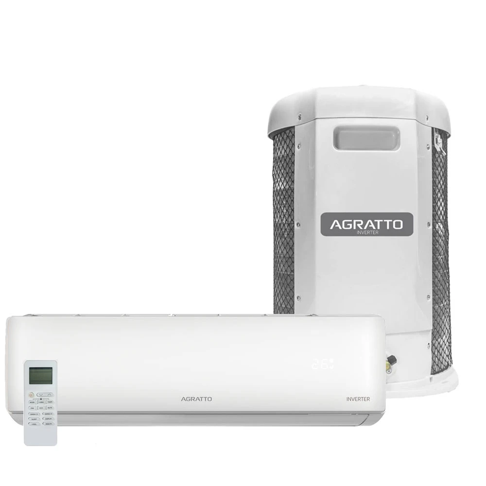 Ar-Condicionado Split Agratto Hi Wall Zen Top Inverter 24.000 Btu/h Frio Monofásico Branco ZICST24F-02