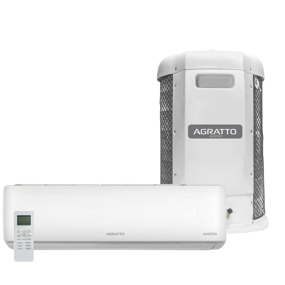 AR CONDICIONADO SPLIT AGRATTO HI WALL ZEN TOP INVERTER 24.000 BTU/H FRIO MONOFÁSICO BRANCO ZICST24F-02 220V