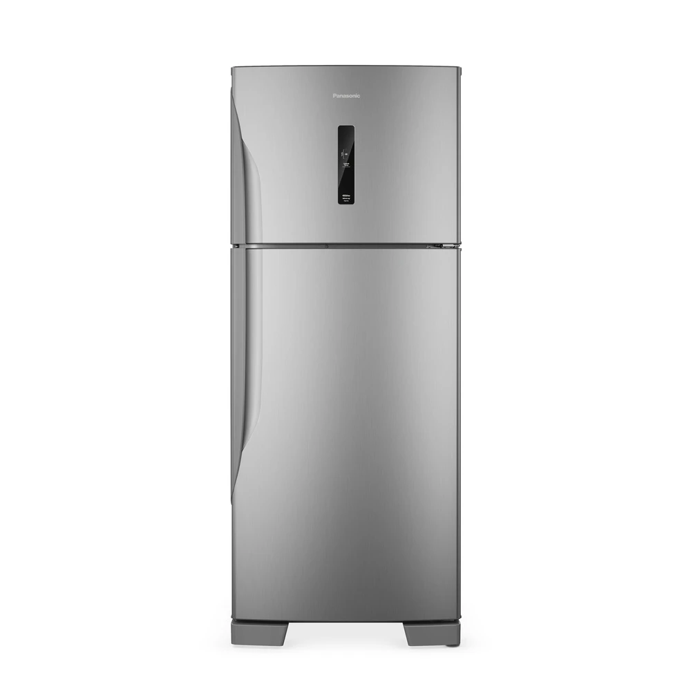 Geladeira Panasonic 446 Litros Duplex Frost Free Inverter Aço Escovado NR-BT58PV3X