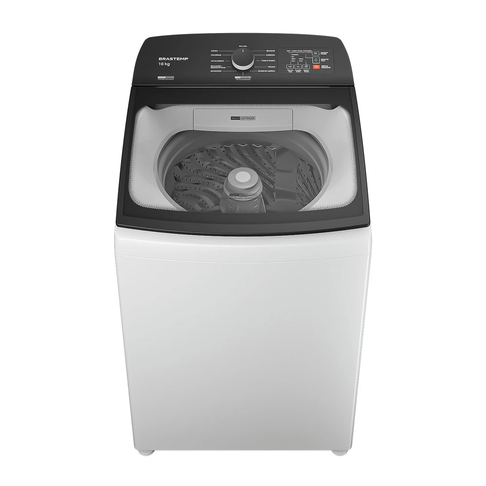 Máquina de Lavar Brastemp 16Kg com Ciclo Tira Manchas Advanced e Smart Sensor Branca BWF16AB