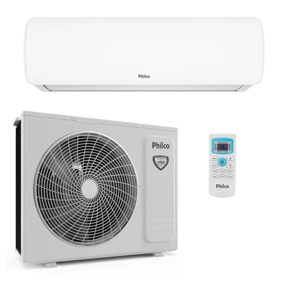 Ar Condicionado Split Philco Hi Wall 30.000 Btu/h Frio Monofásico Branco PAC30FI 220V