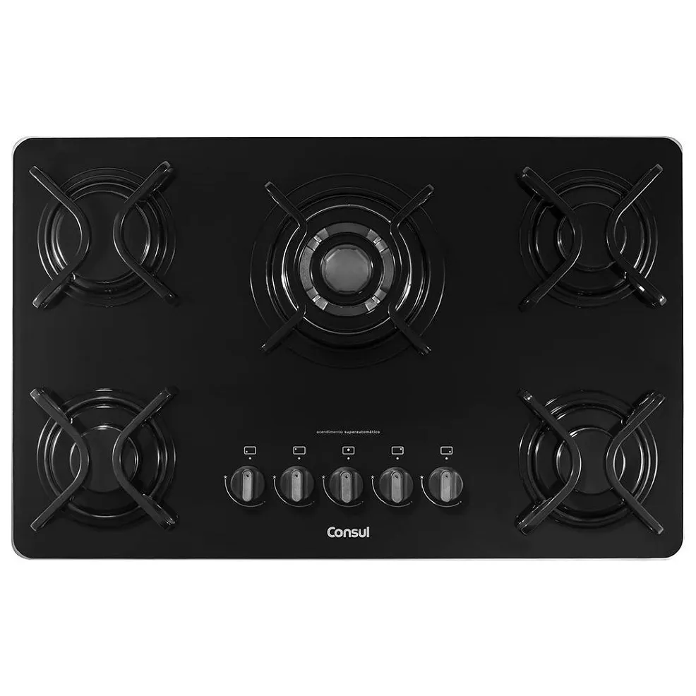 COOKTOP CONSUL 5B PT CDD75AEUNA BIVOLT