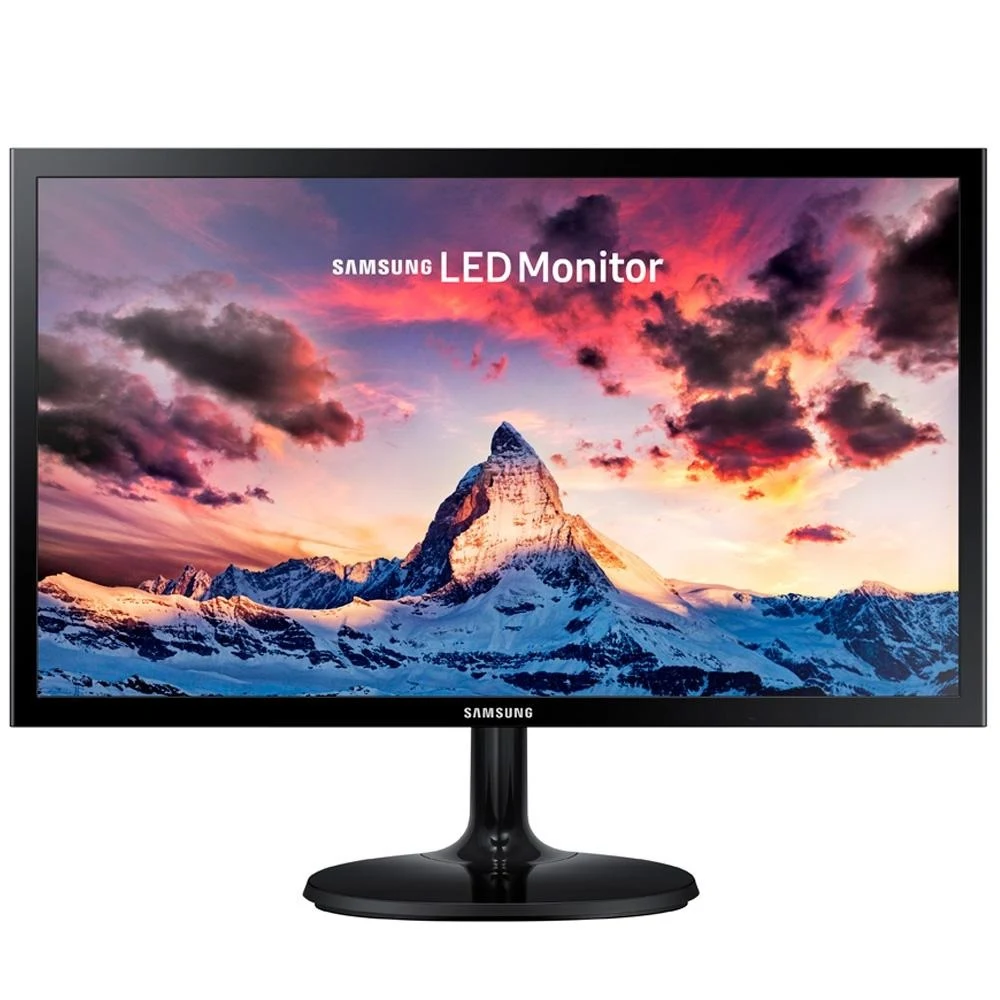 MONITOR SAMSUNG 22 FHD, HDMI, VGA, PRETO, SÉRIE CF350 LS22F350FHLMZD