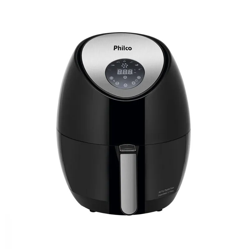 Fritadeira Elétrica  Sem Óleo Air Fryer Philco Preto 3,2L - 110V