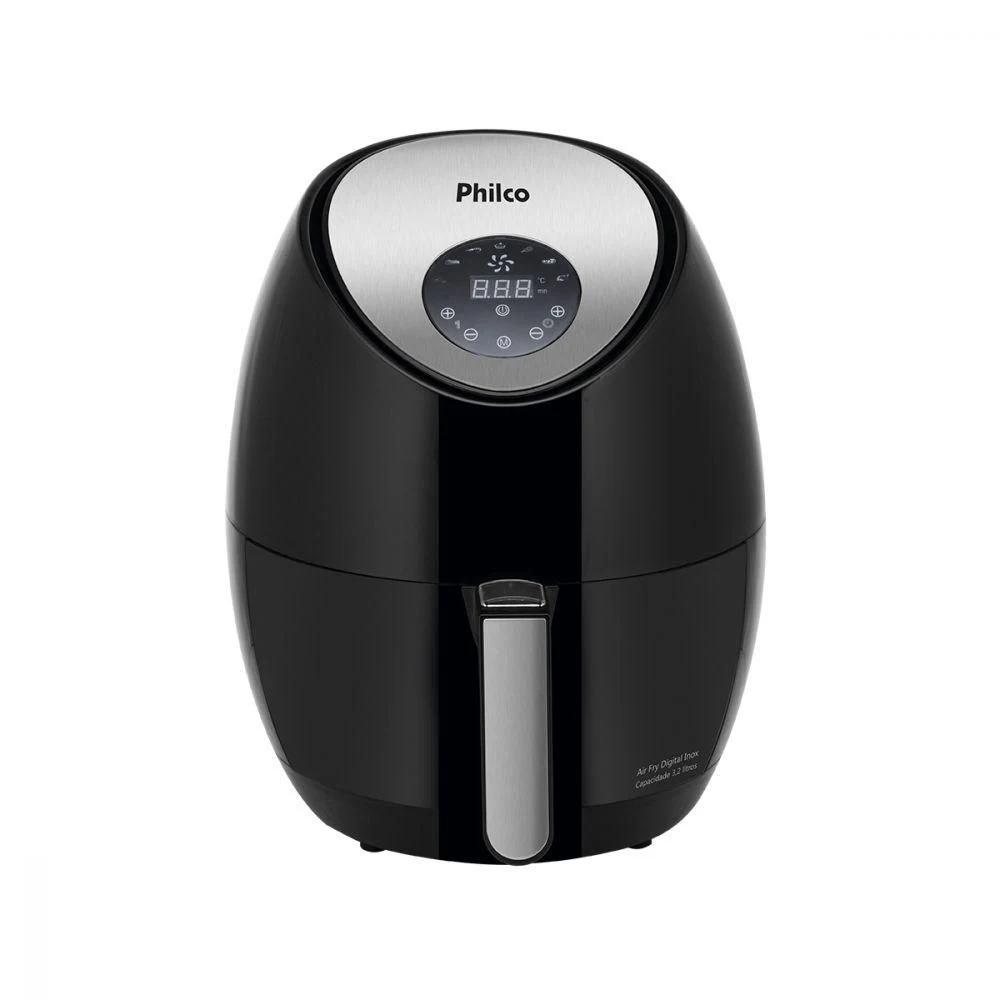 FRITADEIRA AIR FRYER PHILCO 3,2 LITROS DIGITAL INOX - 127V