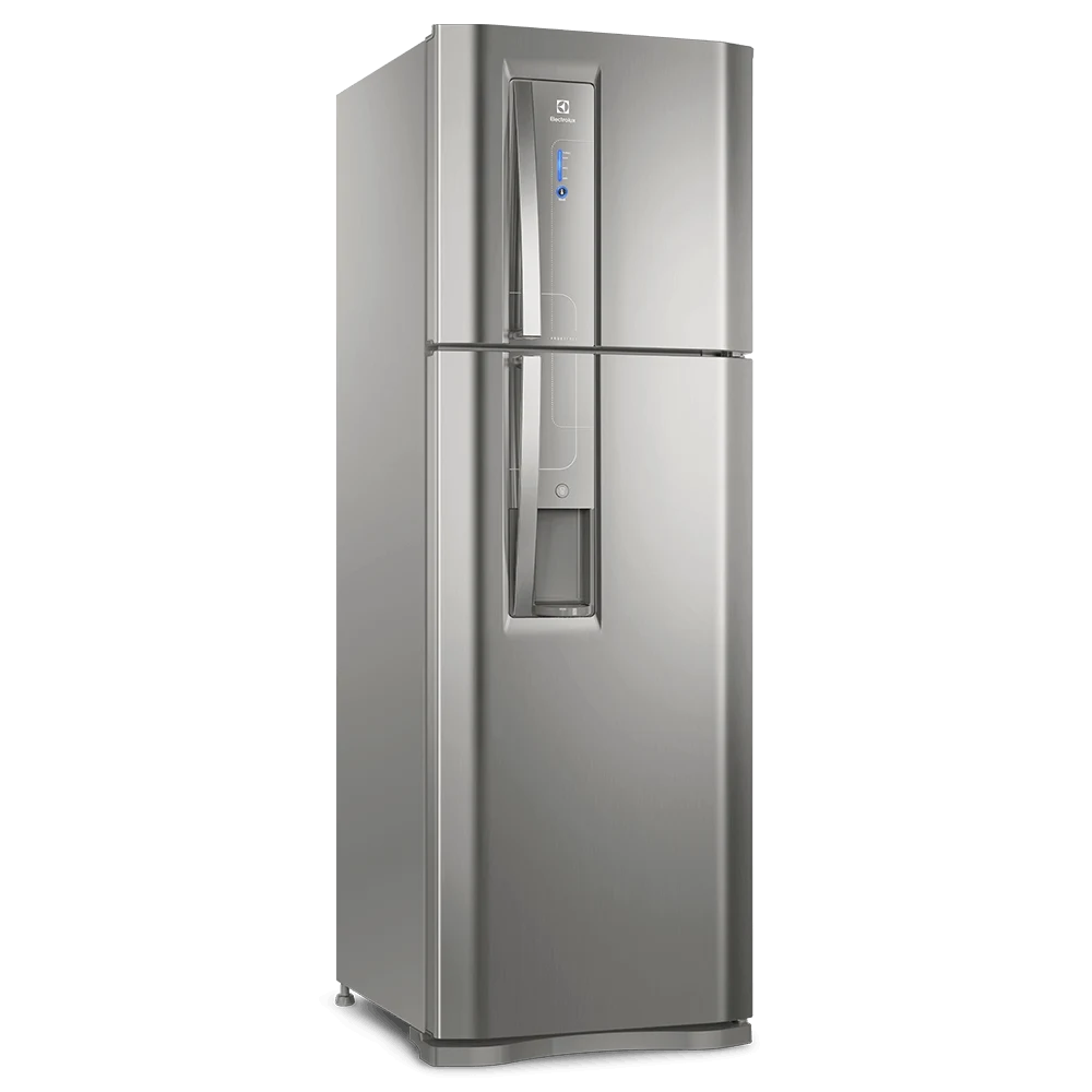 GELADEIRA ELECTROLUX 382 LITROS FROST FREE TOP FREEZER COM DISPENSER DE ÁGUA INOX TW42S - 127V