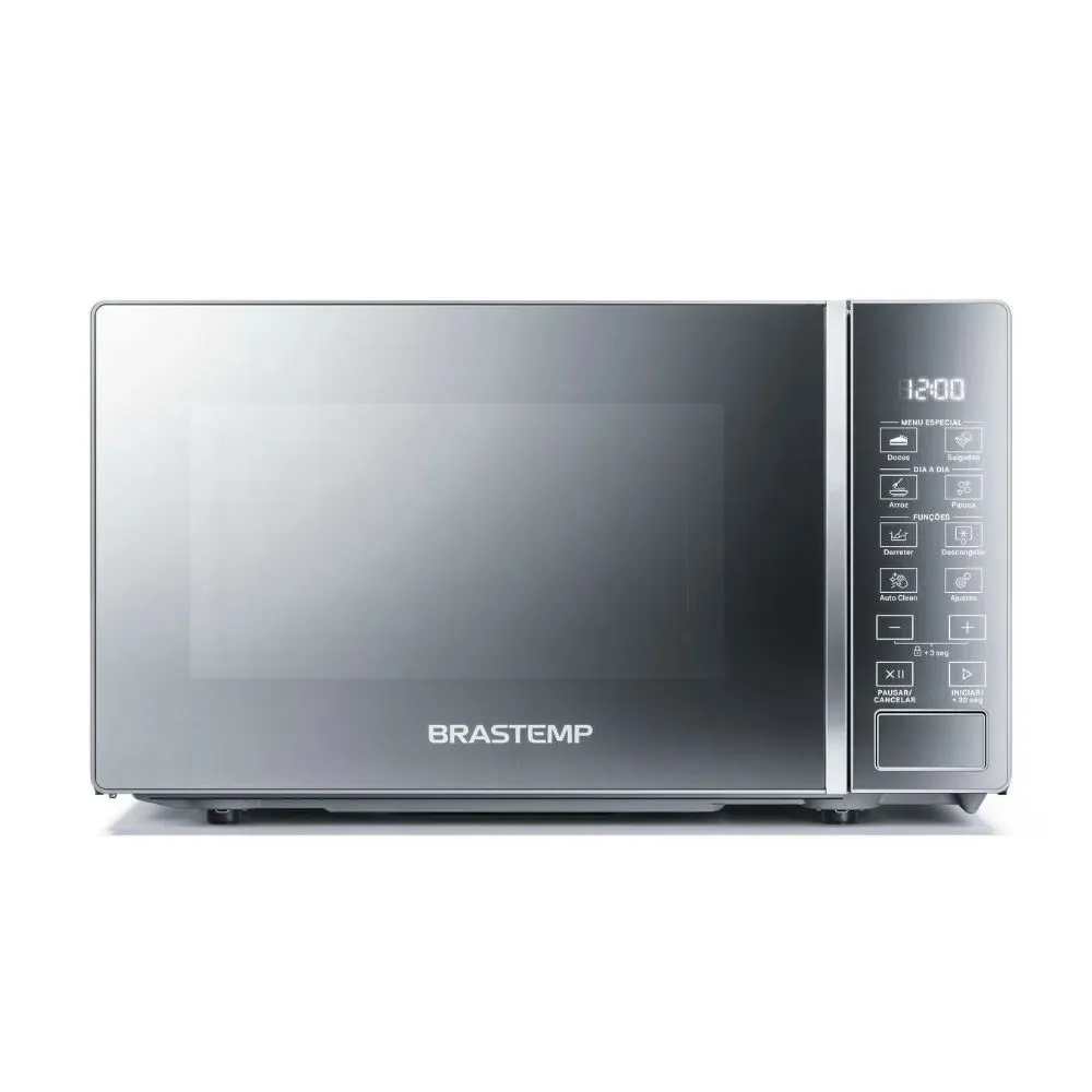 MICRO-ONDAS BRASTEMP 20L ESPELHADO INOX BMS20AR-110V