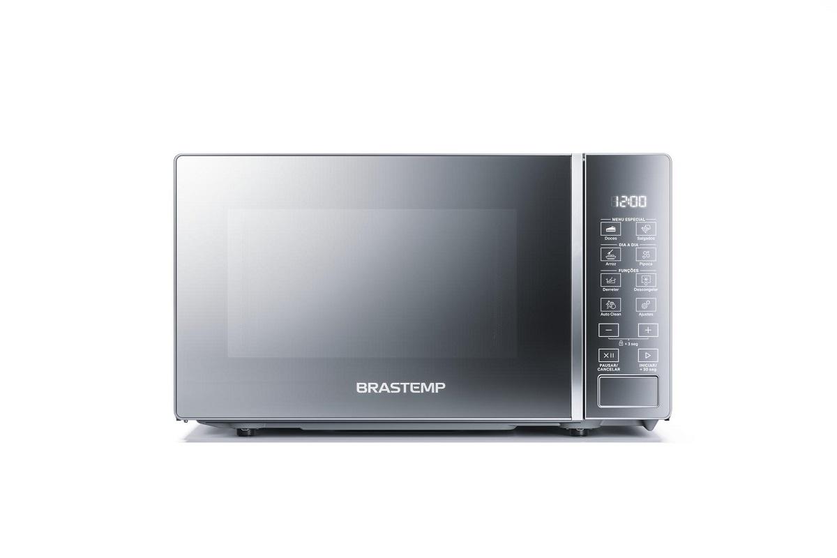 MICRO-ONDAS BRASTEMP 20L ESPELHADO INOX BMS20AR-220V