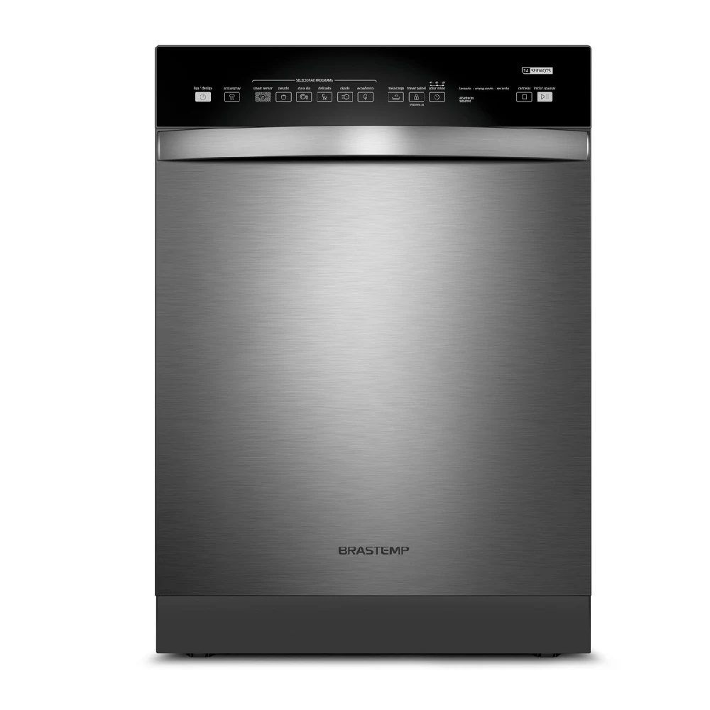 LAVA LOUÇAS BRASTEMP 14 SERVIÇOS INOX BLF14ARBNA 220V