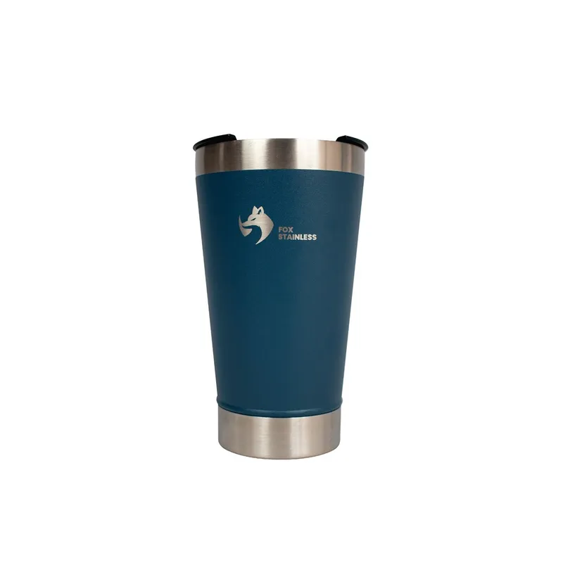 COPO TERMICO Q/F FOX STAINLESS  473ML AZ
