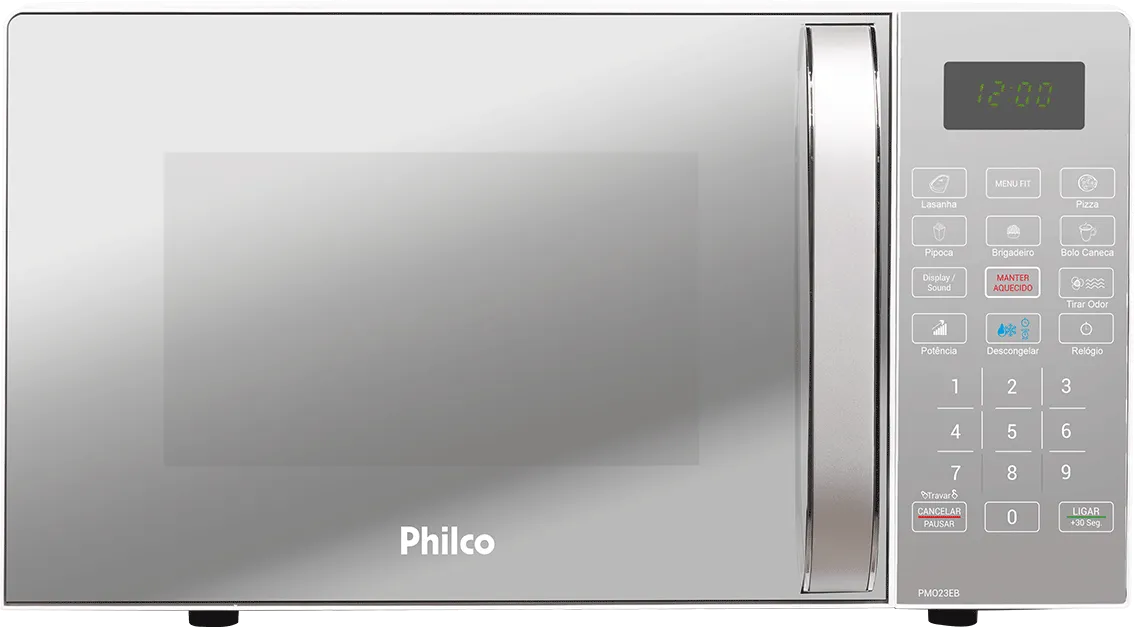 MICRO-ONDAS PHILCO 20L ESPELHADO BR PMO23EB-220V