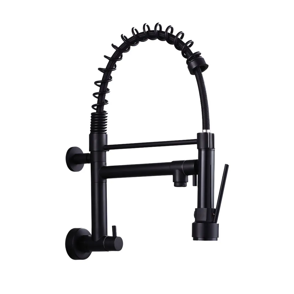 TORNEIRA GOURMET LATÃO 50CM KE-11142501 PAREDE PRETA