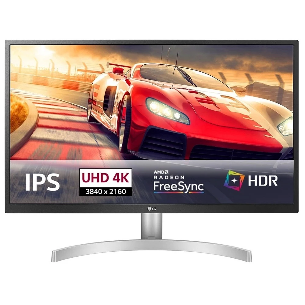 MONITOR LED 27 LG, 4K, UHD, IPS, HDR, AMD FREESYNC, MODO JOGO, DISPLAY PORT, BRANCO - 27UL500-W
