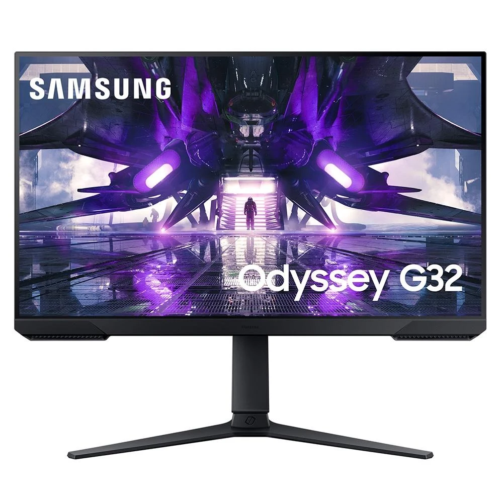 MONITOR GAMER SAMSUNG ODYSSEY G32A 27 PRETO, FHD, 165HZ, 1MS, HDMI, DP, FREESYNC - LS27AG32ANLXZD