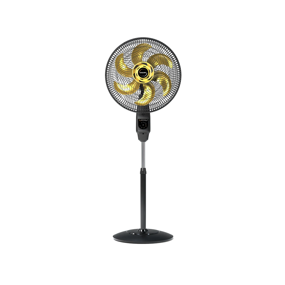 VENTILADOR DE COLUNA MALLORY CHRONOS 40CM PRETO E DOURADO - 220V
