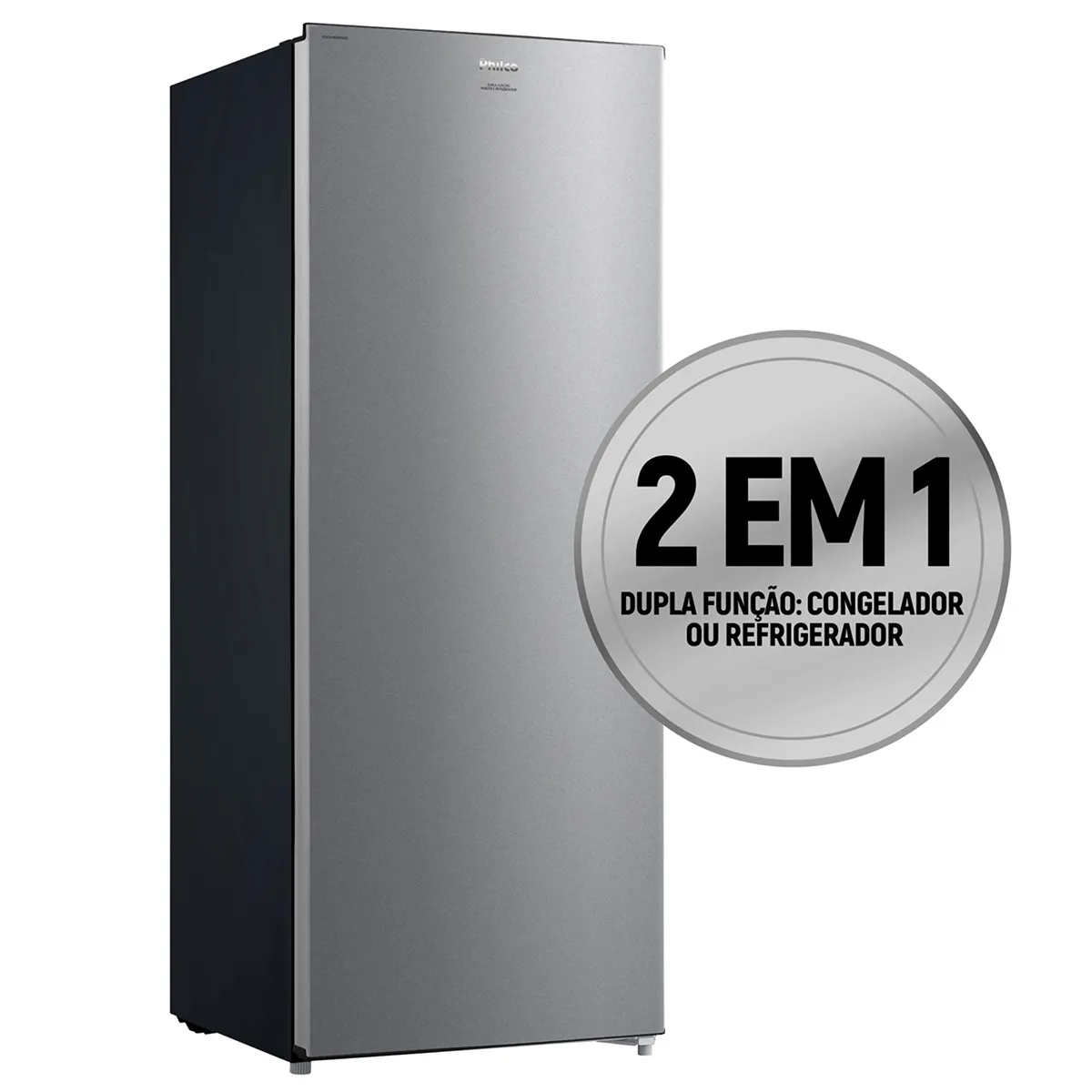 FREEZER VERTICAL PHILCO 201L 2EM1 INX PFV205I 220V