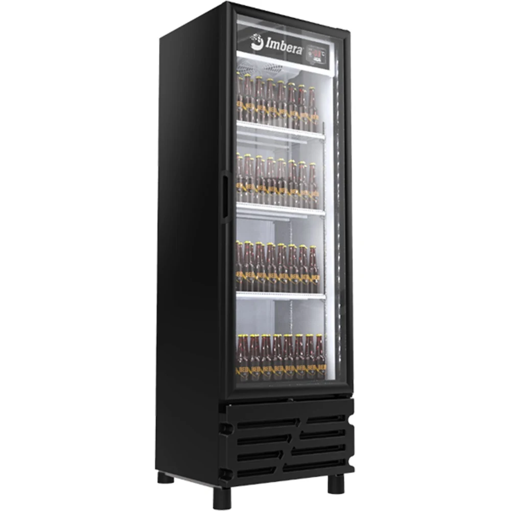 CERVEJEIRA IMBERA 485 LITROS PORTA DE VIDRO PRETO CCV315 - 220V