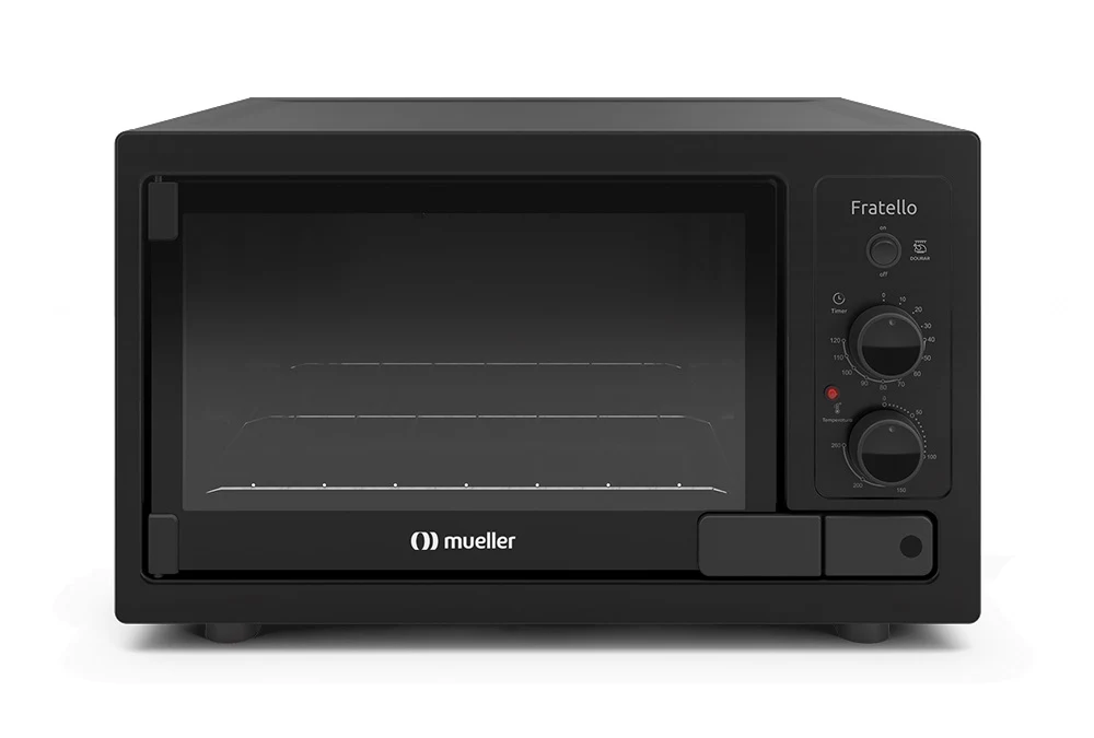 FORNO ELÉTRICO DE BANCADA MUELLER 44 LITROS FRATELLO PRETO FOSCO - 127V