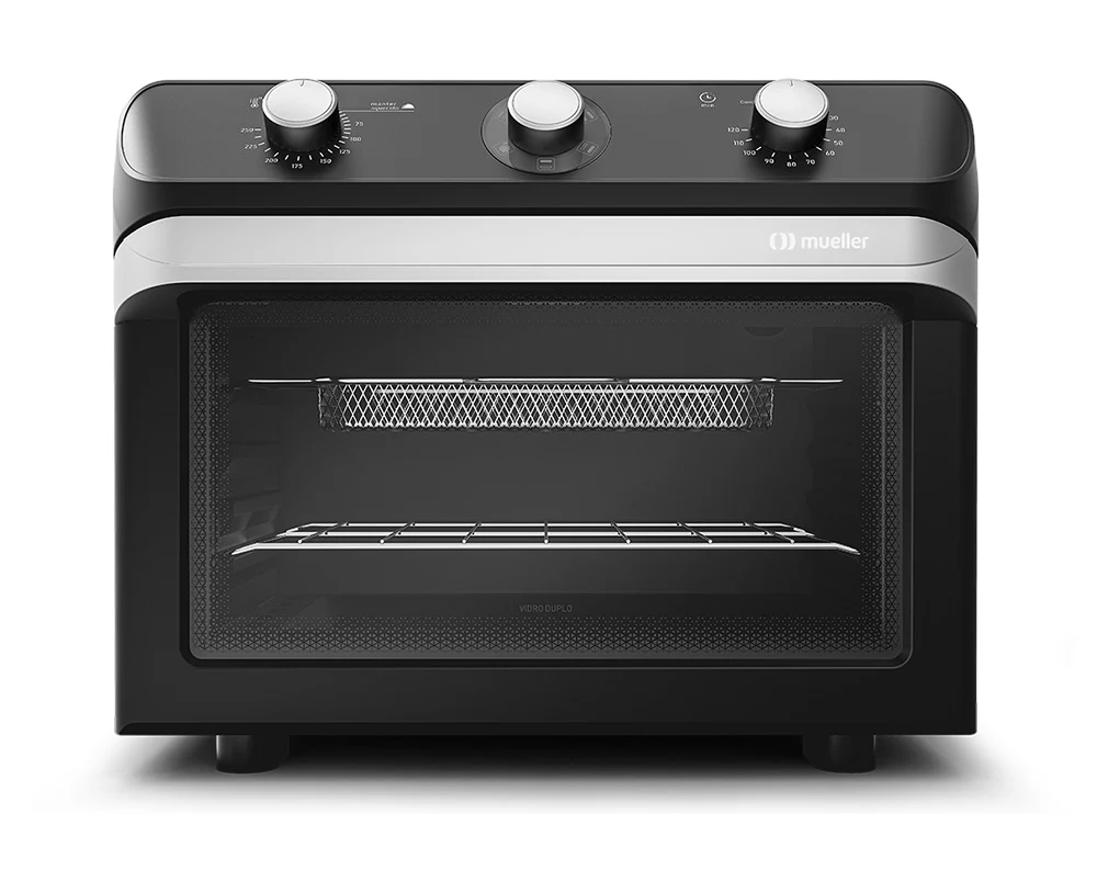 AIR FORNO ELÉTRICO E FRITADEIRA MUELLER 35 LITROS COM FUNÇÃO FRYER PRETO MFB35G - 127V