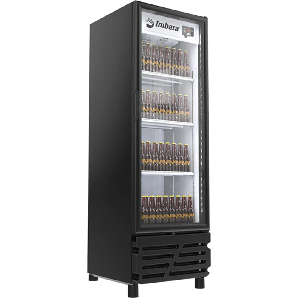 CERVEJEIRA IMBERA 569 LITROS PORTA DE VIDRO PRETO CCV355-220V