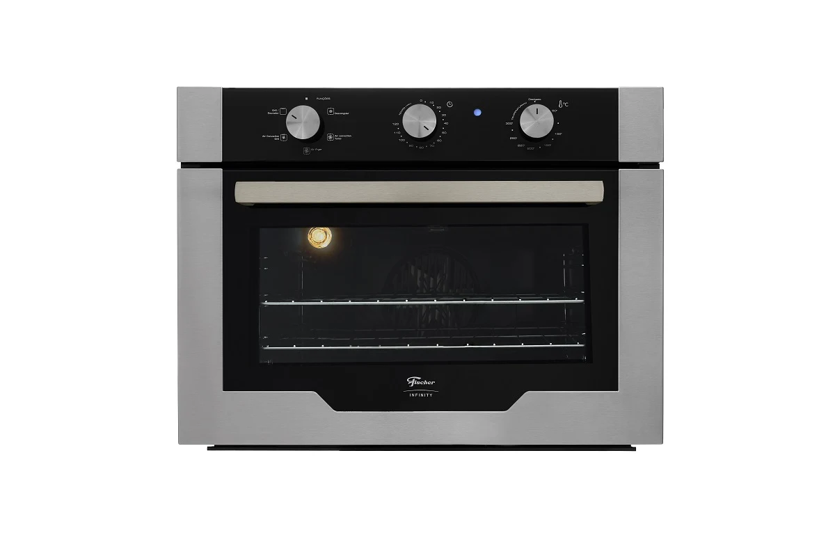 FORNO ELÉTRICO FISCHER INFINITY EMBUTIR 50 LITROS INOX COM TURBO CONVECTION - 220V
