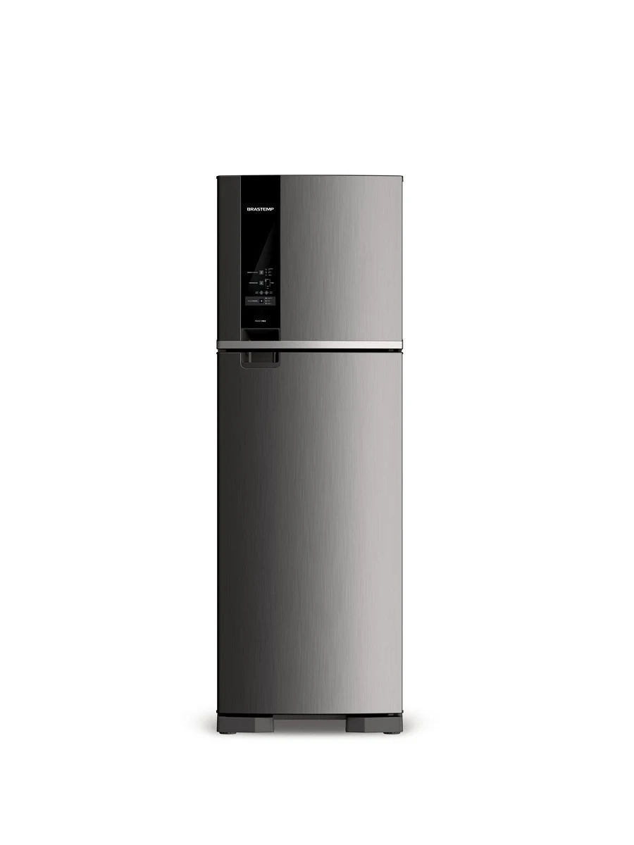 GELADEIRA BRASTEMP 400 LITROS FROST FREE DUPLEX COM FREEZER CONTROL INOX BRM54JKBNA - 220V