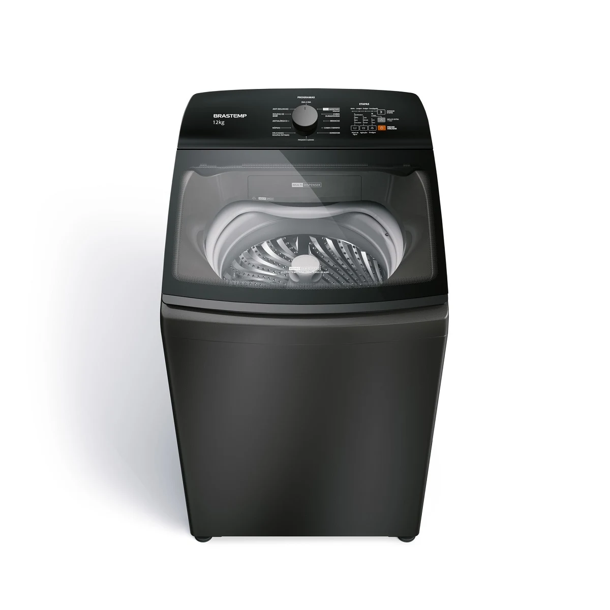 MÁQUINA DE LAVAR BRASTEMP 12KG COM CICLO TIRA MANCHAS ADVANCED E CICLO ANTIBOLINHA PLATINUM BWK12B9 - 220V
