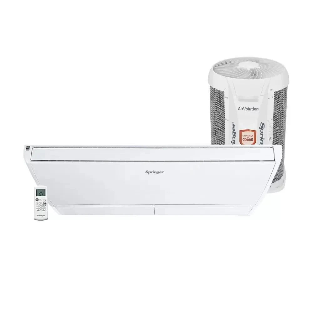 AR CONDICIONADO SPLIT SPRINGER MIDEA HI WALL TETO 24.000 BTU/H FRIO MONOFÁSICO BRANCO 42ZQB24S - 220V
