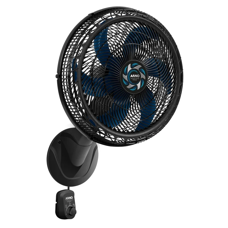 VENTILADOR DE PAREDE ARNO XTREME FORCE BREEZE 50CM PRETO VB51 - 127V