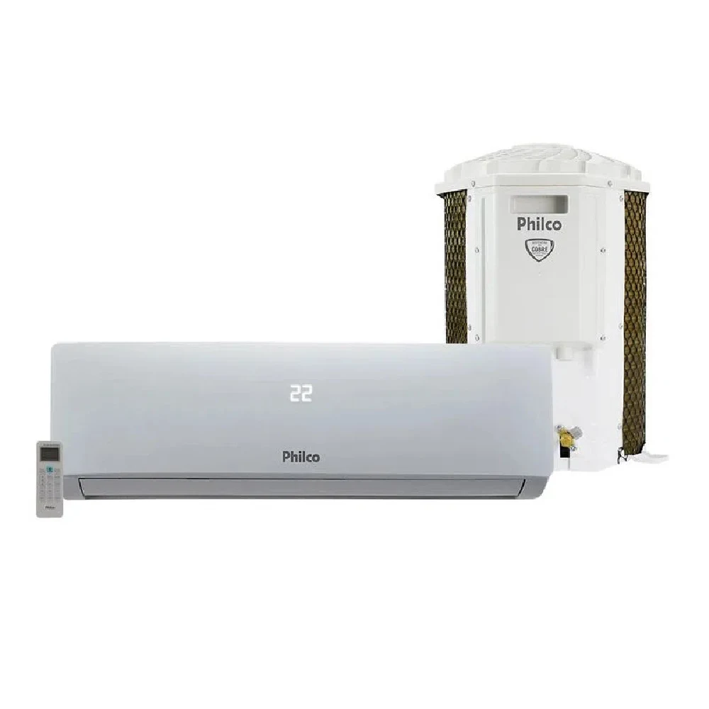 AR CONDICIONADO SPLIT PHILCO HI WALL 12.000 BTU/H FRIO MONOFÁSICO BRANCO PAC12000TFM12 - 220V
