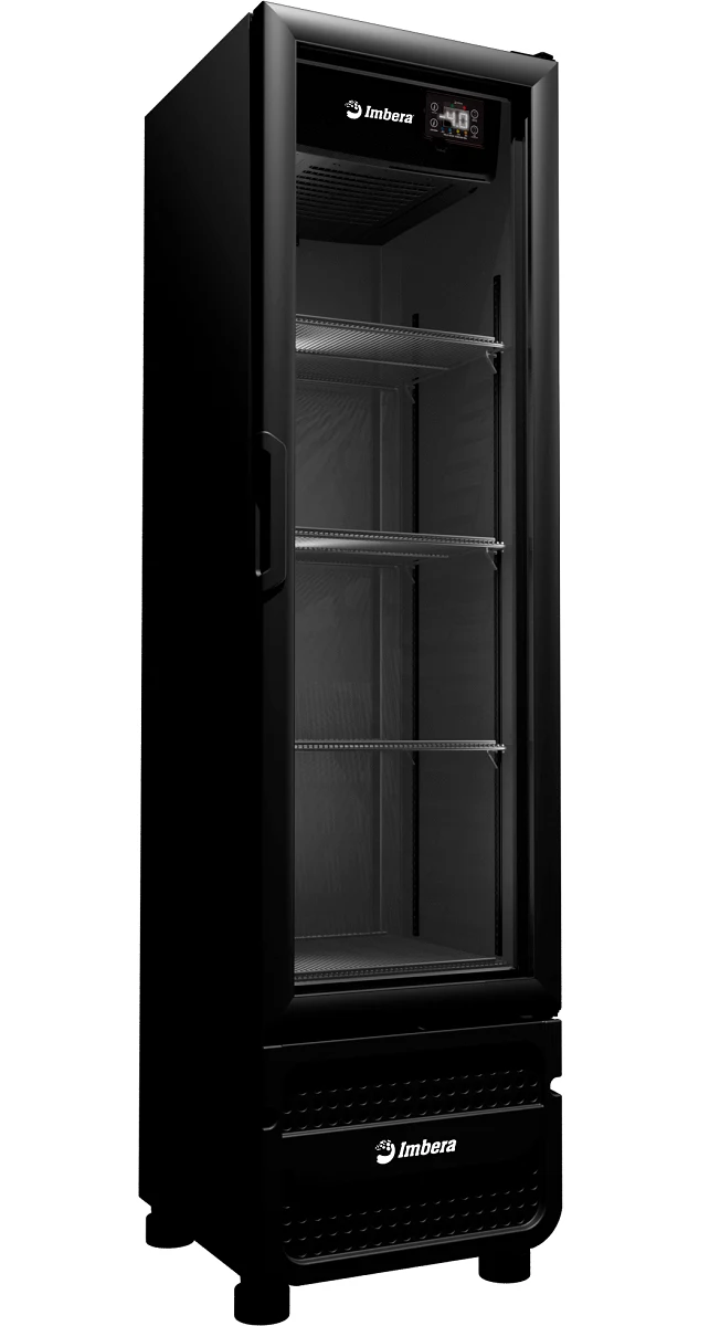 CERVEJEIRA IMBERA 244 LITROS PORTA DE VIDRO FULL BLACK CCV144 - 220V