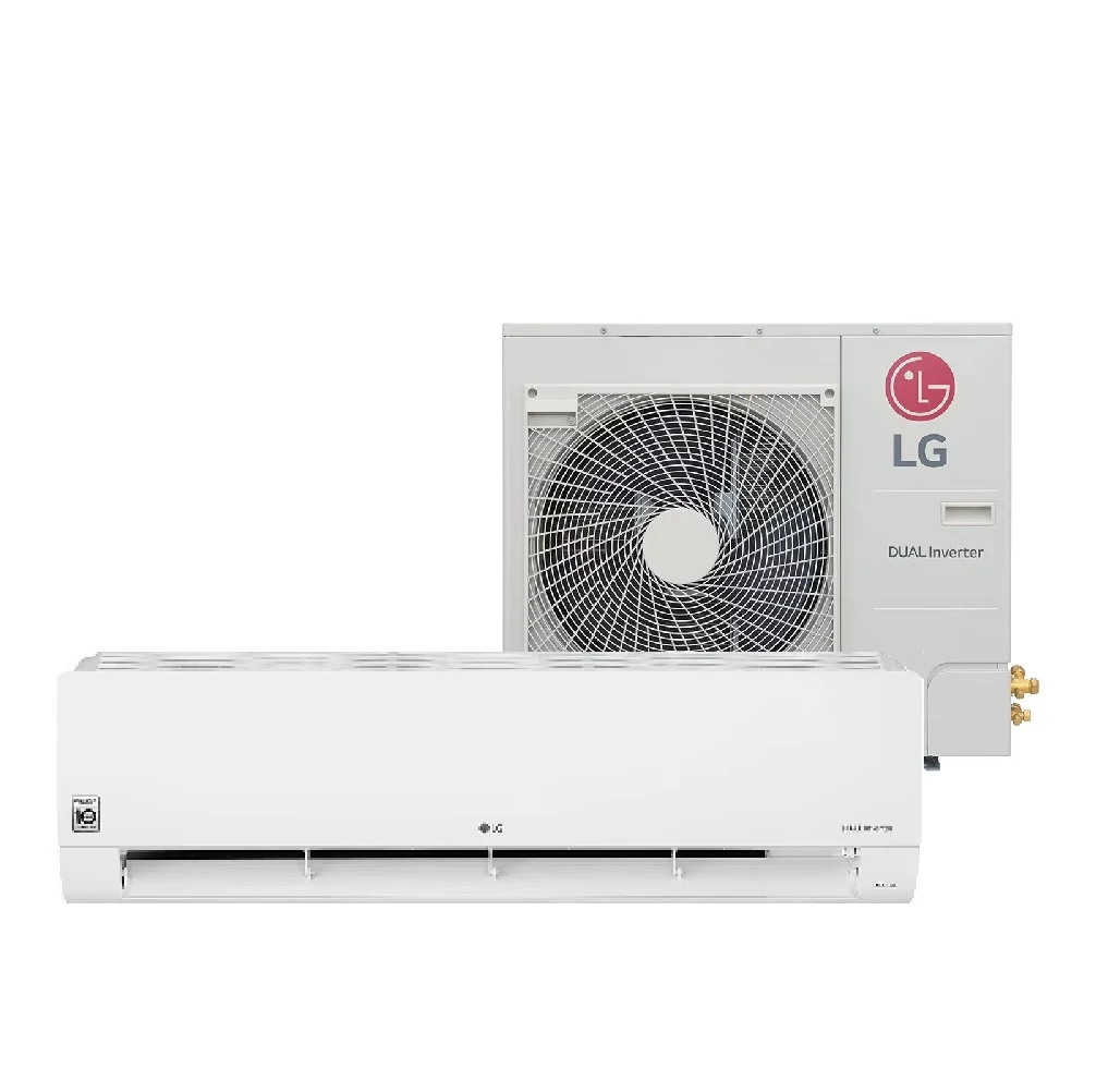 AR CONDICIONADO SPLIT LG HI WALL DUAL VOICE INVERTER 30.000 BTU/H QUENTE E FRIO MONOFÁSICO BRANCO S4-W30L43FA - 220V