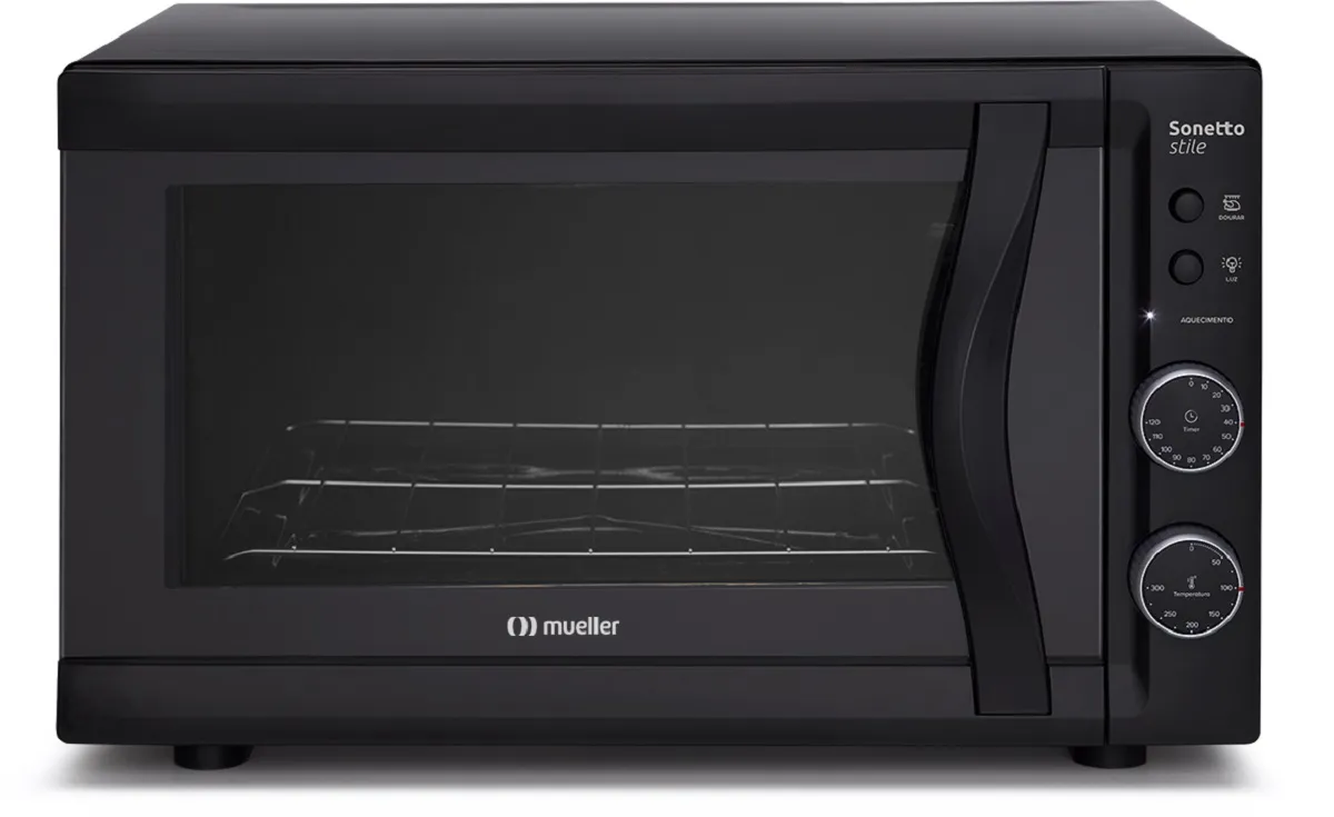 FORNO ELÉTRICO BANCADA MUELLER 44L PT SONETTO 220V