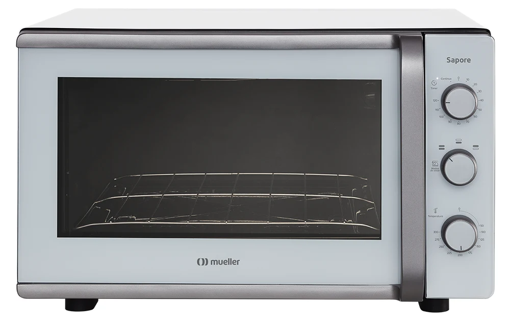 FORNO ELÉTRICO DE BANCADA MUELLER 44 LITROS SAPORE BRANCO G3 - 220V