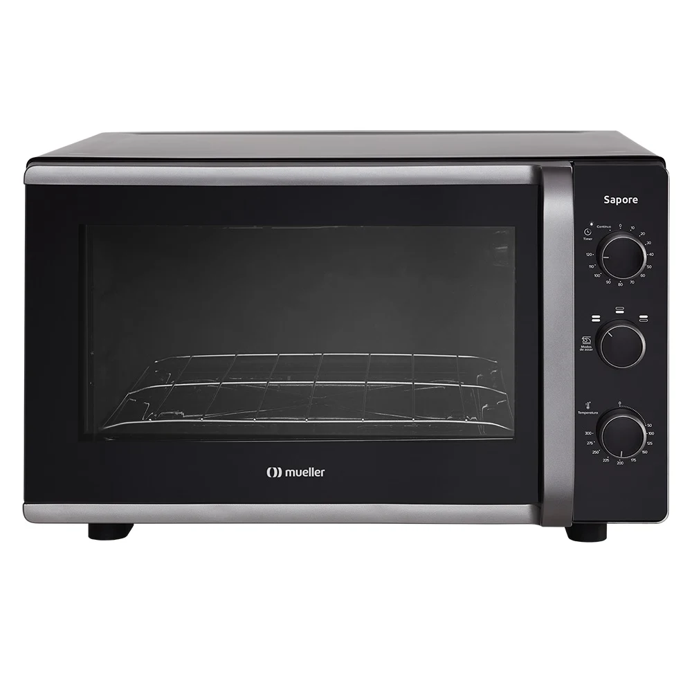 FORNO ELÉTRICO DE BANCADA MUELLER 44 LITROS SAPORE PRETO G3 - 127V