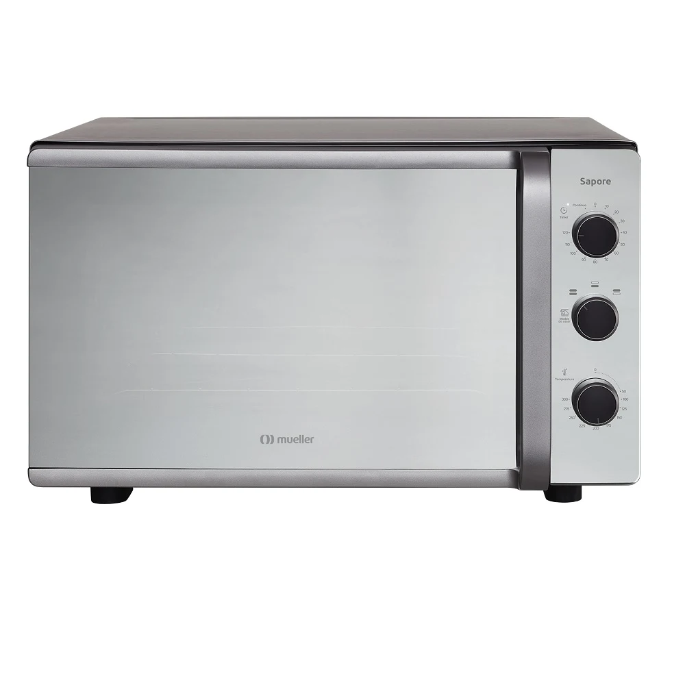 FORNO ELÉTRICO DE BANCADA MUELLER 44 LITROS SAPORE VIDRO ESPELHADO - 127V