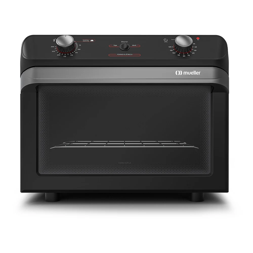 FORNO ELÉTRICO DE BANCADA MUELLER 35 LITROS PRETO MFB35F - 220V