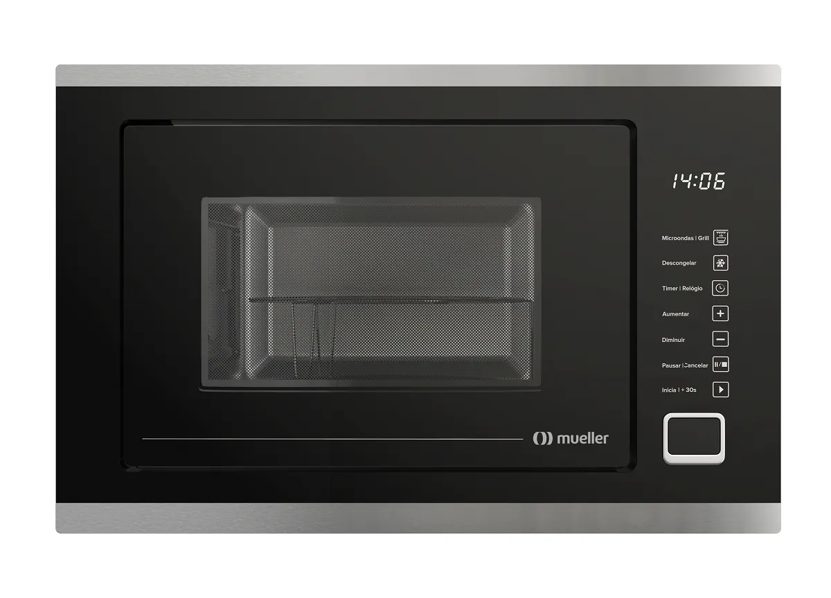 MICRO-ONDAS DE EMBUTIR MUELLER 25L PT MMO0225G1-127V