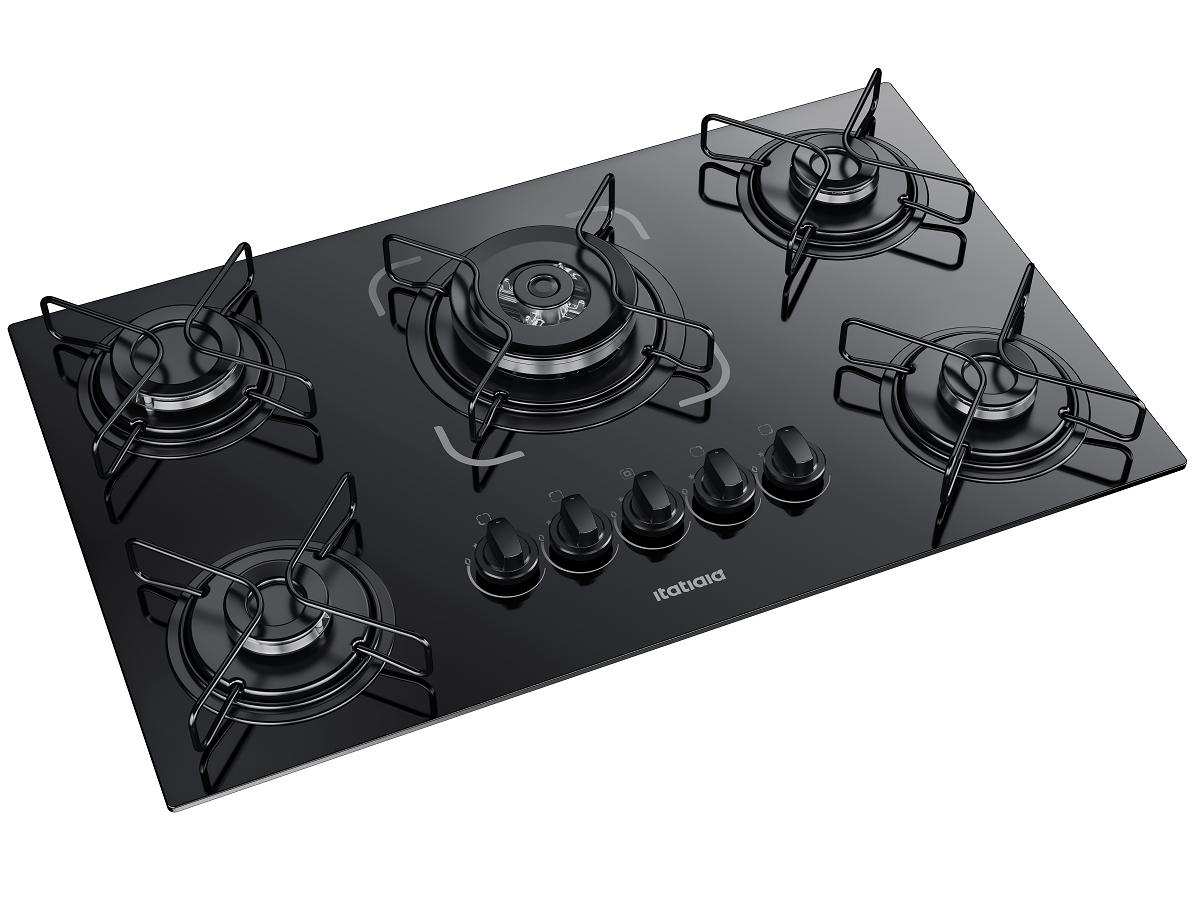 COOKTOP ITATIAIA 5B ESSENCIAL PT BIVOLT
