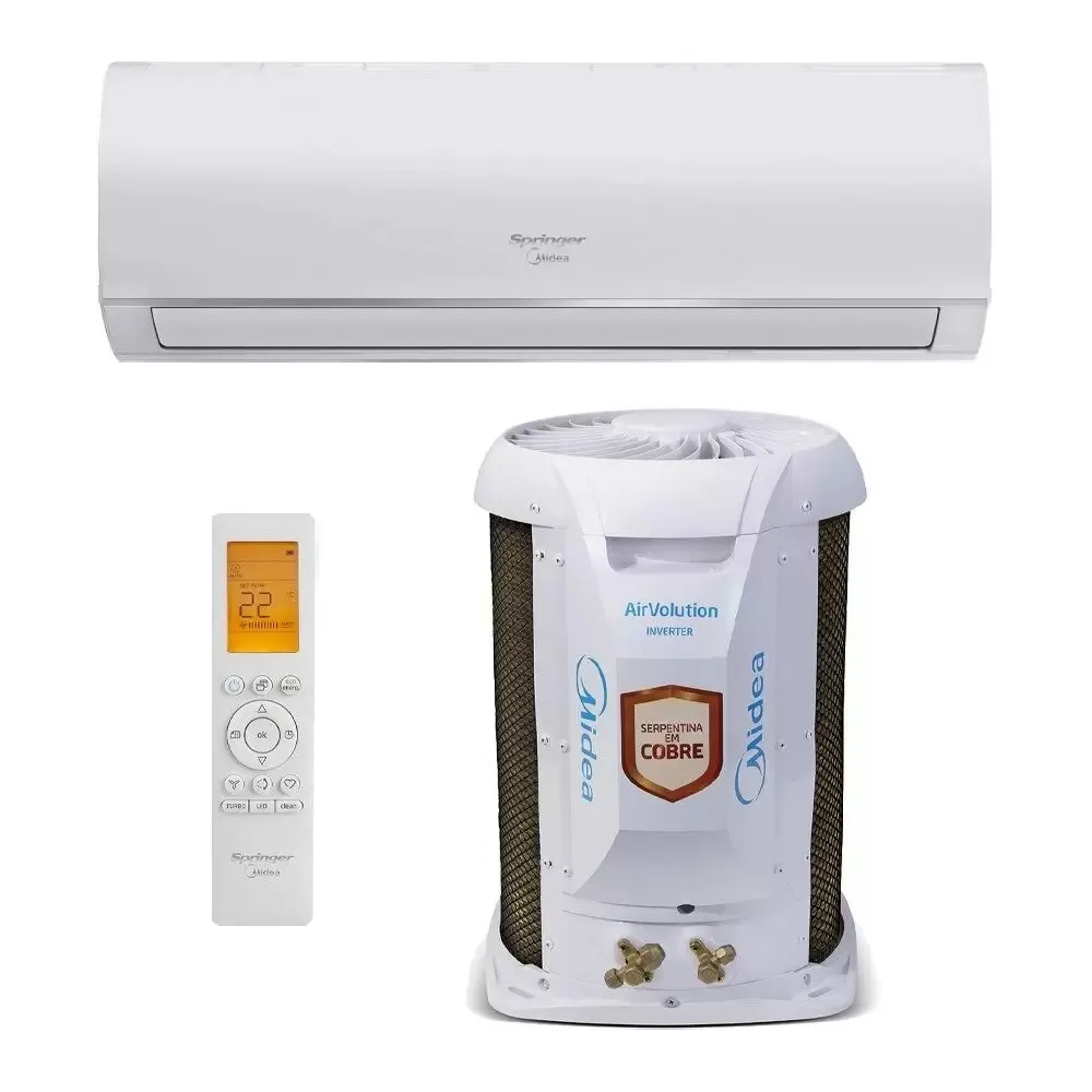 Ar Condicionado Split Springer Midea Hi Wall AirVolution 22.000 BTU/h Frio Monofásico 42AFFCI22S5 - 