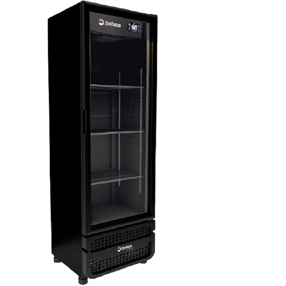 CERVEJEIRA IMBERA 485 LITROS PORTA DE VIDRO FULL BLACK CCV315-220V
