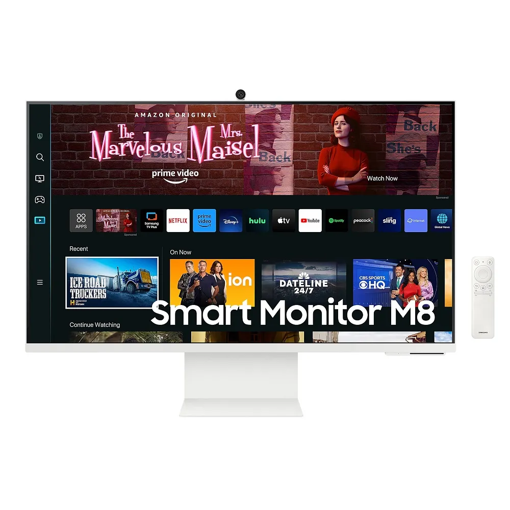 MONITOR SAMSUNG SMART M8 32', 60Hz, 4ms, PT - LS32CM801ULXZD