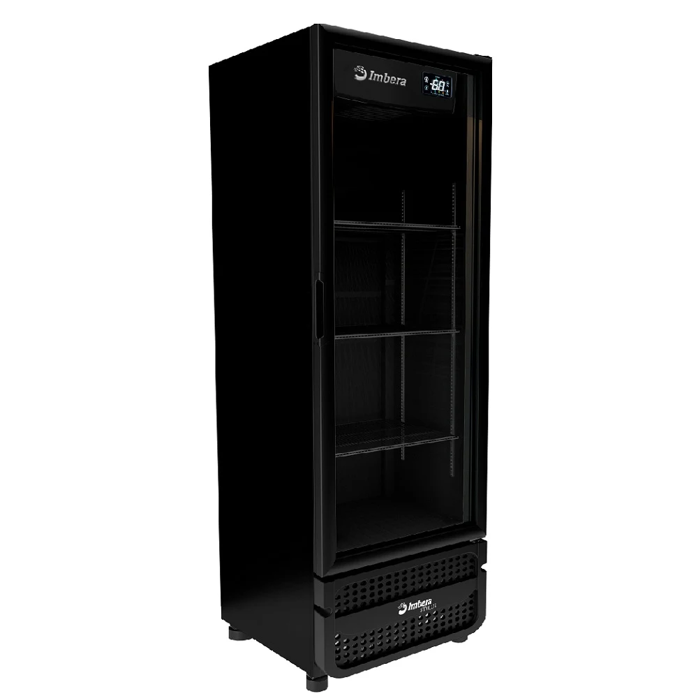 CERVEJEIRA IMBERA 569 LITROS PORTA DE VIDRO FULL BLACK CCV355-220V
