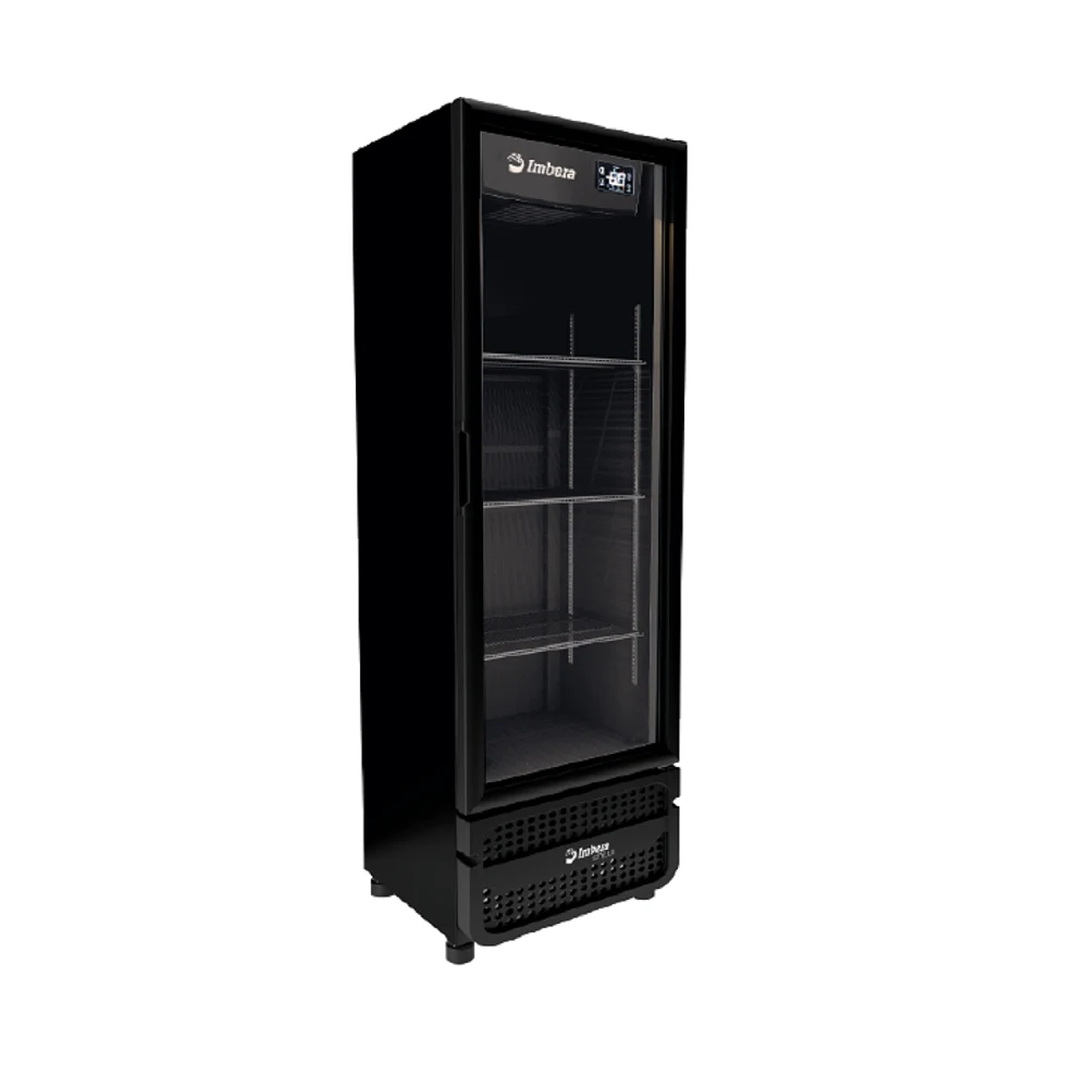 CERVEJEIRA IMBERA 485 LITROS PORTA DE VIDRO FULL BLACK CCV315 220V